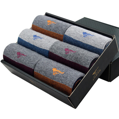 

Jingdong Supermarket seven wolves socks mens cotton breathable sweat-absorbent cotton socks business casual cotton socks are code six pairs 90829
