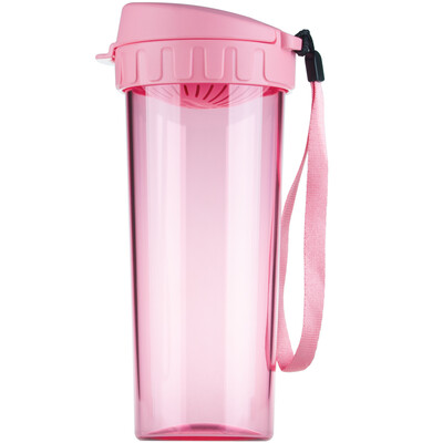 

[супермаркет] Jingdong Tupperware Tupperware 500ML Чай и пластиковые чашки воды сладкие розовые цветки