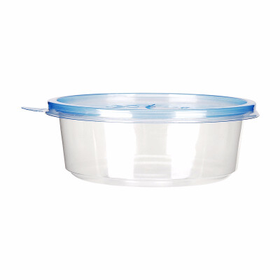 

OTOR Salad Bowl with Lid Take Away Food Container Clear Plastic Bowl Box for Fast Food Bento Microwaveable 120mm 100pcs