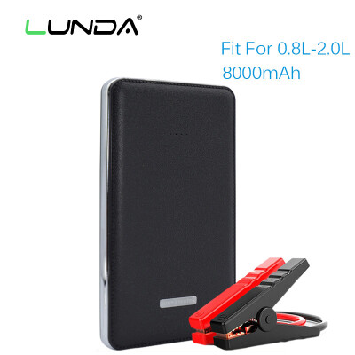 

LUNDA Multifunction Portable 8000 MA Mini Starter Car Battery Car Jumper Start Smart Clamp Engine Up To 20  Car Diesel 20