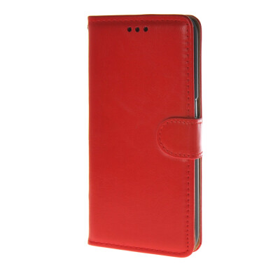 

MOONCASE Glossy Leather Side Flip Wallet Card Holder Stand Pouch ЧЕХОЛ ДЛЯ Samsung Galaxy S6 Red