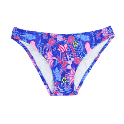 

2018 Girls Sexy Low Waist Candy Colors Bikini Bottom Women Print Cheeky Small Swim Briefs Sporty Shorts