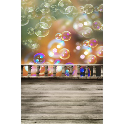 

Flying Bubbles Photo Backdrop 57FT Vinyl Fabric Cloth Digital Printing Photo Background f-2198
