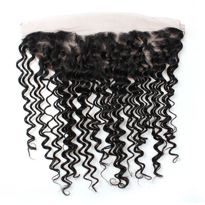

Ishow Hair 7A Deep wave 134 Lace Frontal Closure Good Quality Malaysian Deep Curly Hair