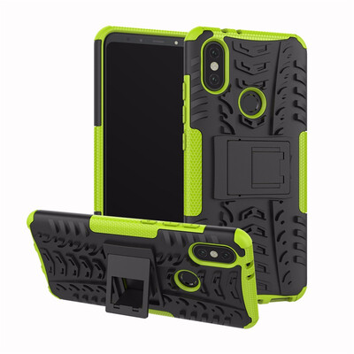 

Goowiiz Phone Case For Xiaomi Mi Note 26XA2 Armor Tire Texture Rugged Protection PCTPU Silicone