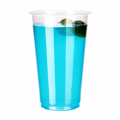 

OTOR 17oz22oz Disposable Plastic Cups with Lids PP Clear Cup for Hot & Cold Drinks Iced Coffee Bubble Boba Smoothie 1000pcs