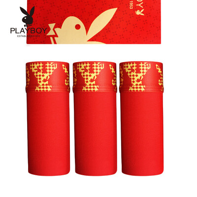 

Playboy Red Mans Underwear China Red Mens Boxer 3 Gift Boxes 5520
