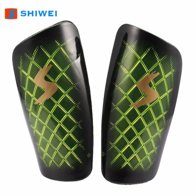 

Shiwei One Pair Football Shin Guards Sport Football Leg Pads Training Protector high-quality PP&EVA materials soft