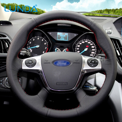

Кожаная ручка LUNDA с ​​ручным управлением для Ford Focus 3 2012-2014 KUGA Escape 2013-2016