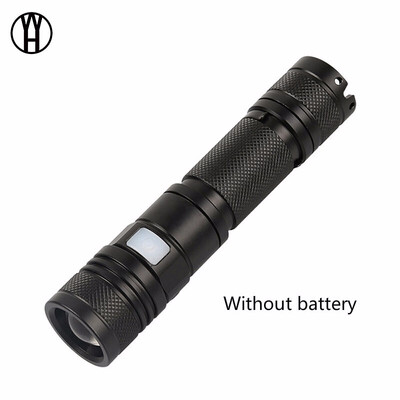 

A2 USB Charger Telescopic Super Bright Outdoor Portable Light CREE T6 Rechargeable LED Torch Zoomable LED Tactical Flashlight
