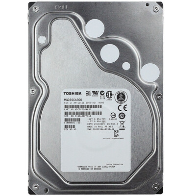 

Toshiba (TOSHIBA) 3TB 7200 оборотов 64M SAS6Gb / s для корпоративного класса (MG03SCA300)
