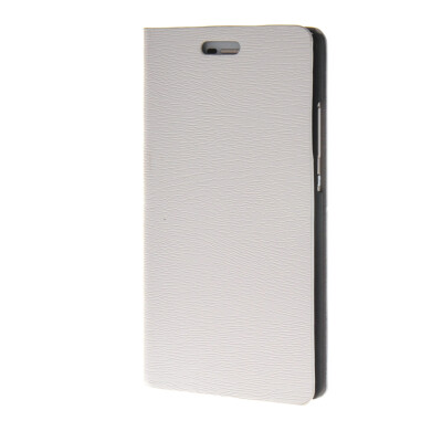 

MOONCASE Leather Side Flip Wallet Card Holder Stand Shell Pouch ЧЕХОЛ ДЛЯ Huawei Ascend P8 White