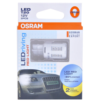 

OSRAM T20 7705 7715 W21W WY21W 12V 1-3W LED Car Side Marker Bulbs Turn Signal Light Long Lifetime Pair Cool White / Red / Yellow