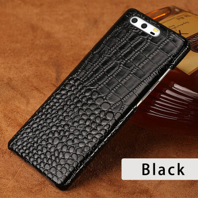 

Genuine Leather Phone Case For Huawei P9 P10 Plus Crocodile Texture Back Cover For Mate 9 10 Cases