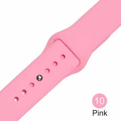 

Soft Silicone Replacement Sport Band For Apple Watch Series 123 42mm 38mm Wrist Bracelet Strap for iWatch Sportsbands