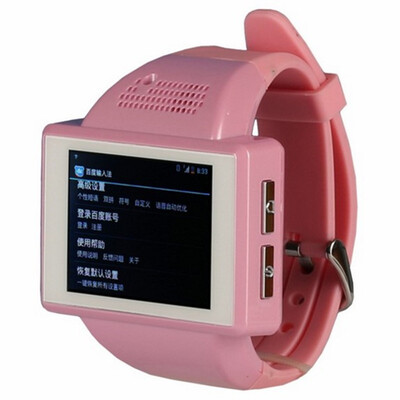 

High end hot Bluetooth camera WiFi smart watch Smart Watch Phone Quadband Android 41 MTK6515 Dual Core 512MB GPS Smartwatch