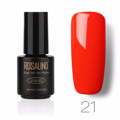

ROSALIND Gel 1S 7ml DIY Blossom Gel Polish Professional Soak Off UV For Manicure Nail Art Semi Vernis Permanant Gel Lacquer
