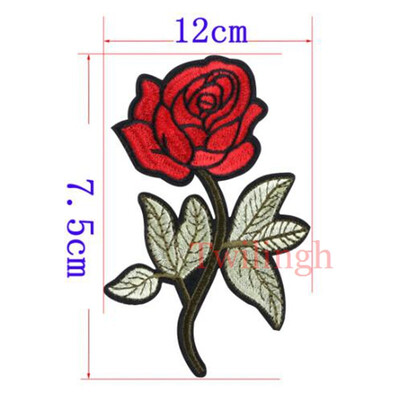 

1 Pcs New Flower Patches Embroidered Patch 3D Stickers Sewing Motif Applique Clothing Repair Fabric DIY Clothes Wedding Patches