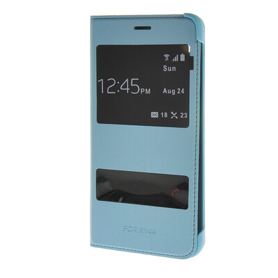 

MOONCASE чехол для Huawei Honor 4A (5.0") Ultra Slim View Window Flip Leather Case Cover Blue