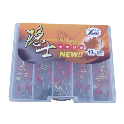 

Hermit handmade fine tied two boxed 11 explosion hook hook hook fishing gear fishing supplies