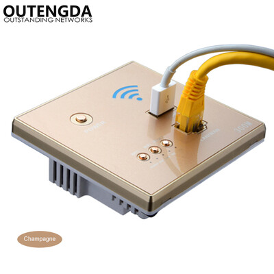 

300M New In-Wall AP Access Point Wireless WiFi router USB-charging Socket Wall Mount Wi-Fi AP Router with WPS Encryption