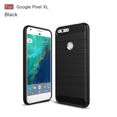

Goowiiz Phone Case For Google PixelPixel XL Fashion Slim Carbon Fiber TPU Soft Silicone Prevent falling