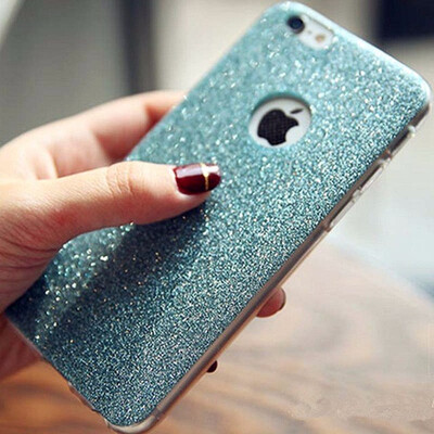 

Luxury Glitter Phone Case For iPhone 6 6s 7 Plus 5 5S SE Bling Matte Soft TPU Back Cover Cases