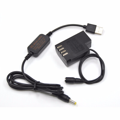 

Power charger usb CableDMW-BLF19 dummy battery DMW-DCC12 DC Coupler for Lumix DMC-GH3 DMC-GH4 DMC-GH5 DMC-GH5s GH3 GH4 GH5 GH5s