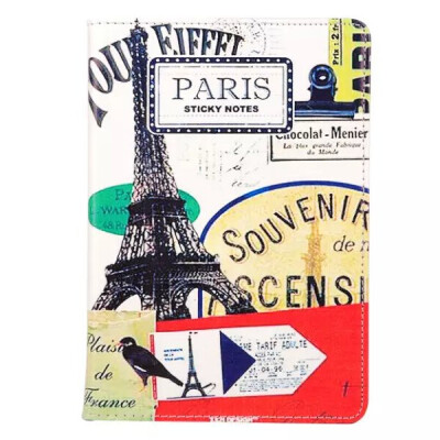 

MITI Colored Vintage Paris Eiffel Tower Leather Smart Stand Holder Case Cover For Apple New iPad 2 3 4 Cartoon Prints