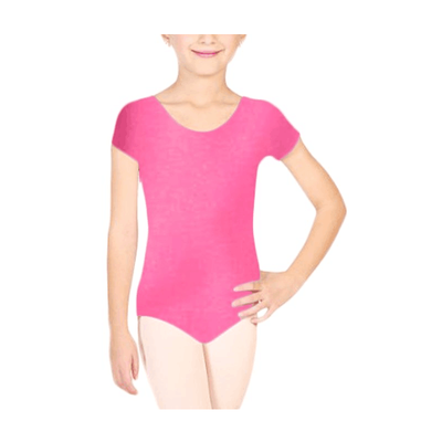 

Buenos Ninos Girls 7-14x Basic Short Sleeve Leotard