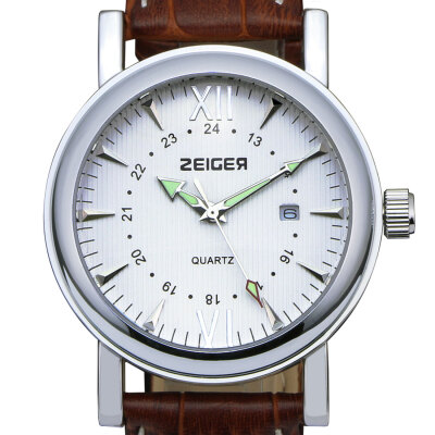 

Zeiger Men's Mechanical / Quartz Watch - leather / nylon canvas strap - Several models - Fashion Luxury Design Business