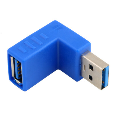 

Right Angle USB 3.0 Type A Male to Female Plug Connector Adapter Converter