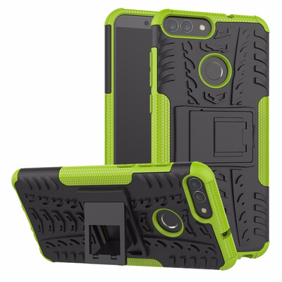 

Goowiiz Phone Case For Huawei P SmartNova 2 LiteEnjoy 2 Armor Tire Texture Rugged Protection PCTPU Full Protection