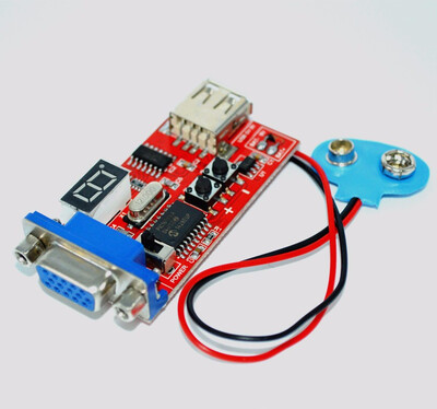 

VGA Signal Generator LCD Tester 15 Signal Output USB Battery Dual Power Supply