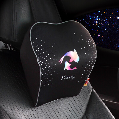 

GiGi car headrest neck pillow bamboo charcoal memory cotton car pillow height adjustable upgrade version GC-61 Pisces