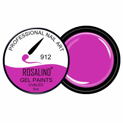 

ROSALIND Gel Varnish 5ml 61Pure Colors UV Gel Manicure DIY Nail Art Gel Polish Design Nail Painting Color gel lacquer881-942