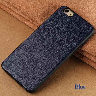 

Genuine Leather Phone Case For OPPO R9s Plus Litchi Texture Back Cover For R11 R11S Plus Case