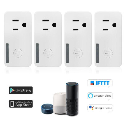 

WiFi Smart Plug Mini Smart Socket Support Timing Function Remote Control Voice Control for Amaz-on Ale-xa And for Goog-le Home IF