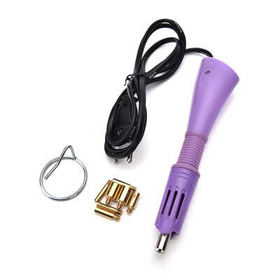 

Hot Fix Iron-on Applicator Wand Heat Gun for Rhinestone Crystal Gem Tool 7 Tips
