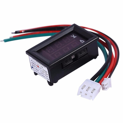 

Two In One VA LED Digital Measuring Instrument 10A DC 100V Multimeter