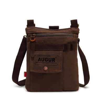 

2016 New men shoulder messenger bag canvas bag pockets leisure sports bag mens small canvas bag