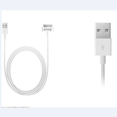 

Кабель Ainy для Apple iPhone 4/4S 30-pin dock белый