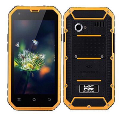 

Kufone F5 IP68 rugged Waterproof phone 3G MTK6582 Quad core 1.3GHz Android 4.4.4 HD IPS 1GB + 8GB 13MP GPS water dust smartphone