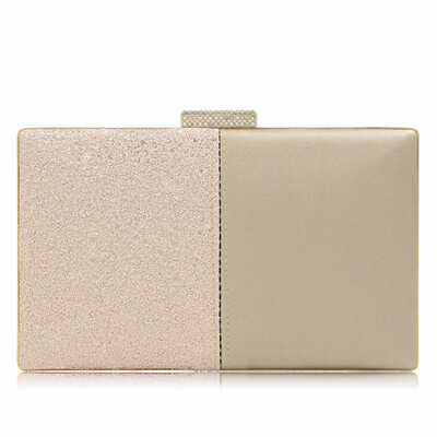 

Milisente 2018 New Arrival Top Quality PU Ladies Evening Bags Splice Clutch Women Purse Female Clutches Girls Wedding Bag