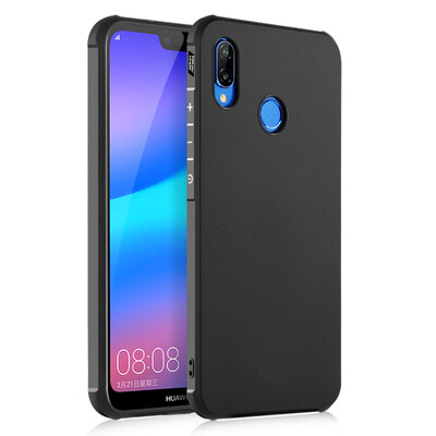 

Goowiiz Phone Case For Huawei P20 LiteNova 3e Carved Dragon Thin Matte soft Silicone Prevent falling