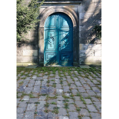 

Blue Stone Arch Photo Backdrop 57FT Vinyl Fabric Cloth Digital Printing Photo Background s-727