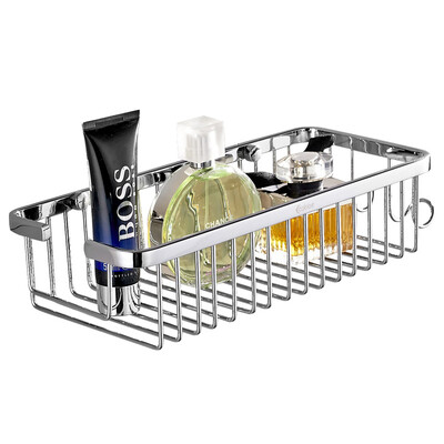 

Cobbe T8133-90 stainless steel hollow basket bathroom hardware accessories bathroom rack storage rack wall hanging