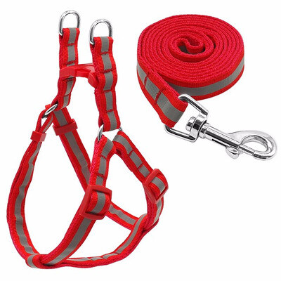 

Cntomlv 6 Colors Nylon Reflective Dog Harness Leash Lead Set For Small Medium Dogs Puppy Chihuahua Yorkie S