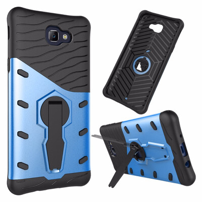

Goowiiz Phone Case For Samsung Galaxy ON5 2016J5 PrimeG570 Luxury Armor TPUPC Silicone Hard Bracket