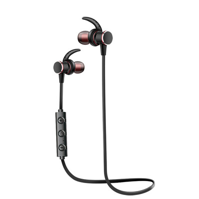 

Wireless Magnetic Bluetooth in Ear Earbuds Magnetically Controlled with Microphone Noise Cancelling Oblique Sweat-proof